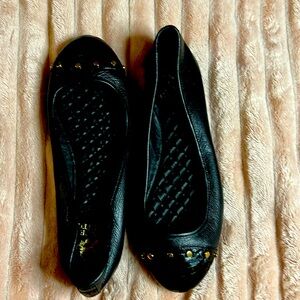 Brand New Vince Camuto Ballet Flats Size 7.5 Style Imina Reptile Print Toe.